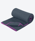 Microfiber Silicone Coating Layer Yoga Towel - Random Color