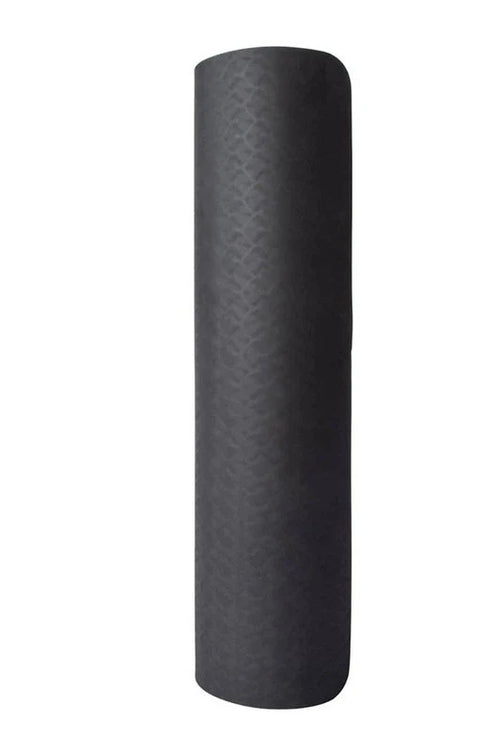 Black Yoga Mat,Extra Thick Exercise Mat for Fitness, Pilates, Workout