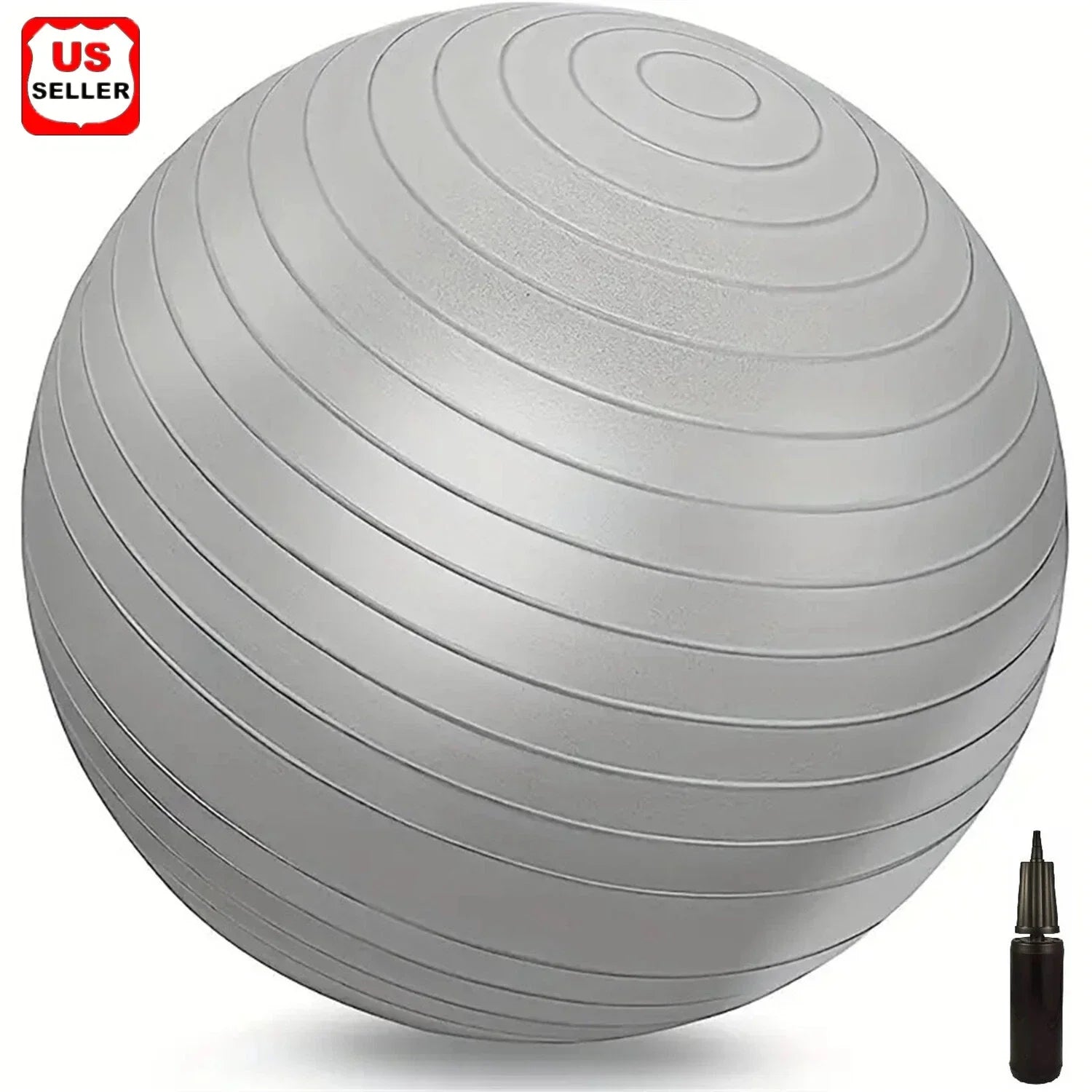 Yoga Ball Exercise Anti Burst Fitness Balance Workout Stability US 18''-34'' New